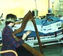 Playing at the hospital bedside